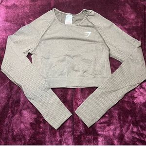 Gym shark long sleeve work out top